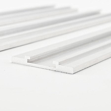 Factory direct supply of 6063 aluminum rail, industrial aluminum profile, custom processing of guide rail aluminum groove for doors and windows, U-shaped aluminum strip
