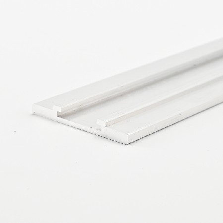 Factory direct supply of 6063 aluminum rail, industrial aluminum profile, custom processing of guide rail aluminum groove for doors and windows, U-shaped aluminum strip