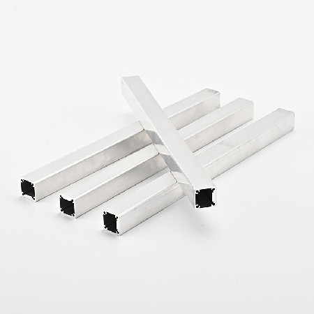 厂家直供6063材质门窗手扶手用铝型材料定制加工空心铝管方形管